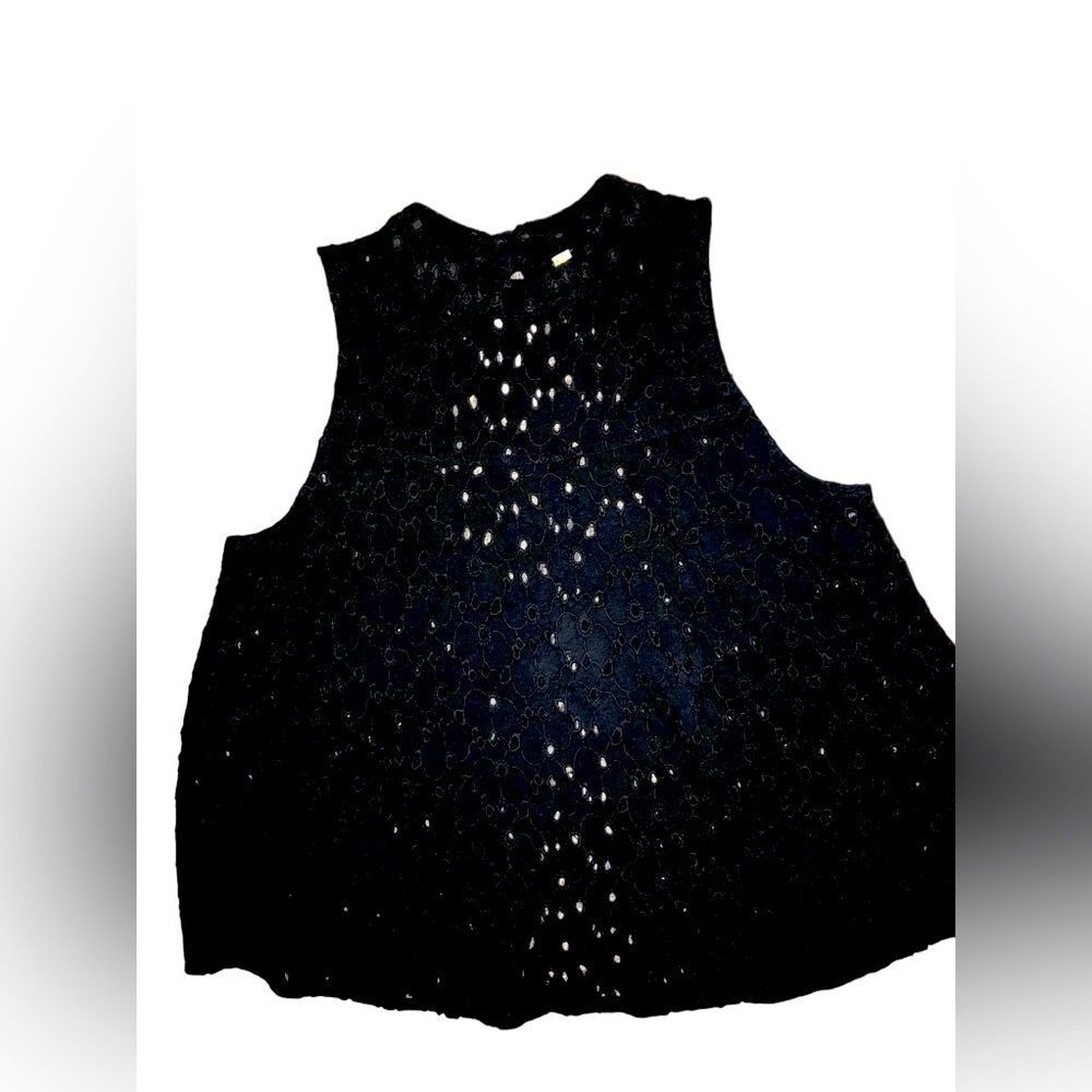 Free People Black TopSize Medium